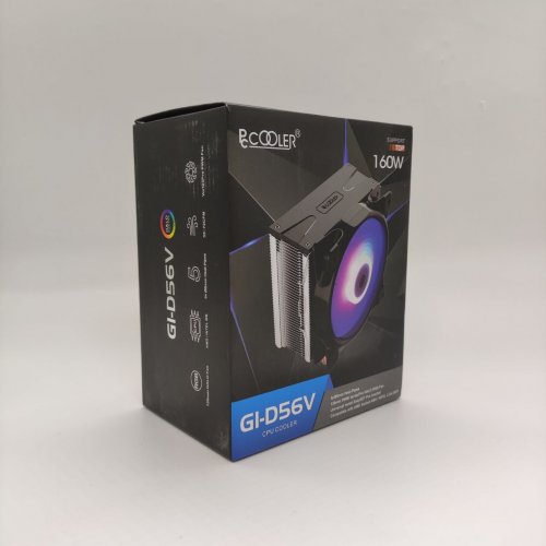 Кулер PCCooler GI-D56V Halo RGB (Відновлено продавцем, 892561) купити в Україні: Київ, Львів, Хмельницький, Тернопіль, Івано-Франківськ | Перевірка сумісності, низька ціна, відгуки, характеристики від TELEMART фото