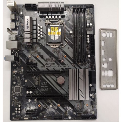 Материнская плата AsRock H470 Phantom Gaming 4 (s1200, Intel H470) (Восстановлено продавцом, 892563) купить в Украине: Киев, Днепр, Харьков, Одесса  | Проверка совместимости, низкая цена, отзывы, характеристики от TELEMART фото