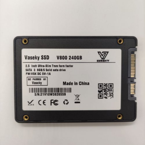 Ssd-диск Vaseky 240GB 2.5" (VASEKY-240-V8) (Восстановлено продавцом, 892584) купить в Украине: Киев, Днепр, Харьков, Одесса  | Проверка совместимости, низкая цена, отзывы, характеристики от TELEMART фото