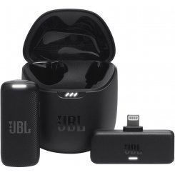 Мікрофон петличний JBL Quantum Stream Wireless Lightning (JBLSTRMWLLGHTBLK) Black