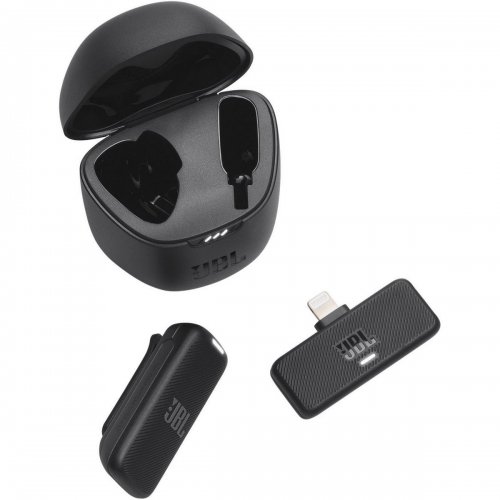 Микрофон петличный JBL Quantum Stream Wireless Lightning (JBLSTRMWLLGHTBLK) Black купить в Украине | Telemart фото