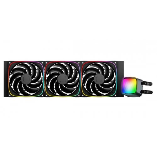Уцінка готова сво Geometric Future Eskimo Pro 420 ARGB (GEO-EP-42B) Black (Розкрита упаковка, відсутні кріплення AMD, 892651) купити в Україні: Київ, Львів, Хмельницький, Тернопіль, Івано-Франківськ | Перевірка сумісності, низька ціна, відгуки, характеристики від TELEMART фото