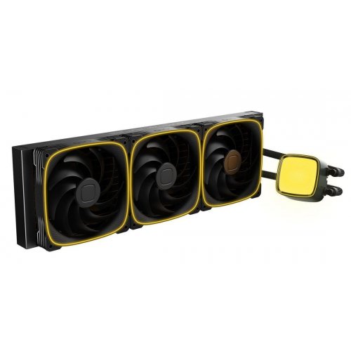 Уцінка готова сво Geometric Future Eskimo Pro 420 ARGB (GEO-EP-42B) Black (Розкрита упаковка, відсутні кріплення AMD, 892651) купити в Україні: Київ, Львів, Хмельницький, Тернопіль, Івано-Франківськ | Перевірка сумісності, низька ціна, відгуки, характеристики від TELEMART фото