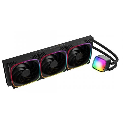 Уцінка готова сво Geometric Future Eskimo Pro 420 ARGB (GEO-EP-42B) Black (Розкрита упаковка, відсутні кріплення AMD, 892651) купити в Україні: Київ, Львів, Хмельницький, Тернопіль, Івано-Франківськ | Перевірка сумісності, низька ціна, відгуки, характеристики від TELEMART фото
