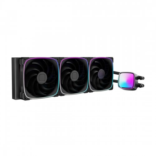 Уцінка готова сво Geometric Future Eskimo Pro 420 ARGB (GEO-EP-42B) Black (Розкрита упаковка, відсутні кріплення AMD, 892651) купити в Україні: Київ, Львів, Хмельницький, Тернопіль, Івано-Франківськ | Перевірка сумісності, низька ціна, відгуки, характеристики від TELEMART фото