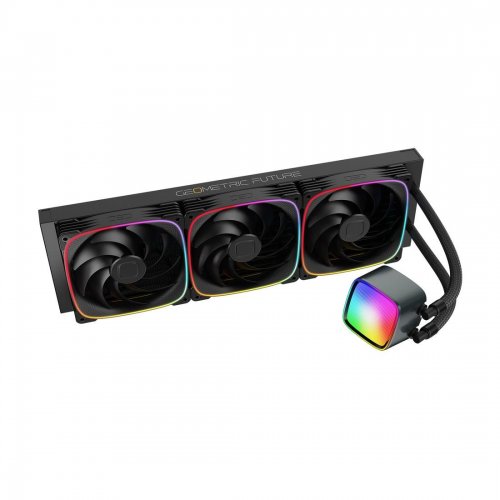 Уцінка готова сво Geometric Future Eskimo Pro 420 ARGB (GEO-EP-42B) Black (Розкрита упаковка, відсутні кріплення AMD, 892651) купити в Україні: Київ, Львів, Хмельницький, Тернопіль, Івано-Франківськ | Перевірка сумісності, низька ціна, відгуки, характеристики від TELEMART фото