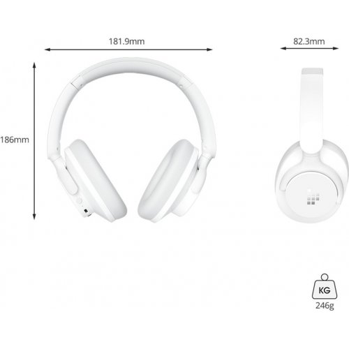 Наушники Tronsmart Sounfii Q20 (1165970) White купить в Украине: Киев, Днепр, Харьков, Одесса  | Низкая цена, отзывы, характеристики от TELEMART фото