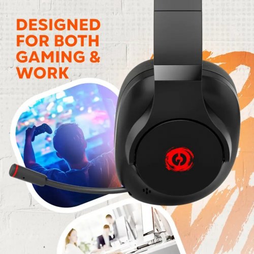 Наушники Canyon Ego GH-15 (CND-SGHS15B) Black купить в Украине: Киев, Днепр, Харьков, Одесса  | Низкая цена, отзывы, характеристики от TELEMART фото
