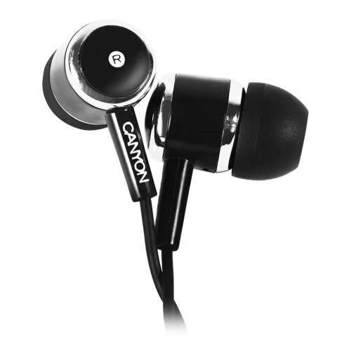 Наушники Canyon EPM-01 (CNE-CEPM01B) Black купить в Украине: Киев, Днепр, Харьков, Одесса  | Низкая цена, отзывы, характеристики от TELEMART фото