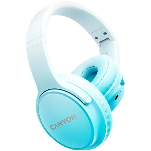 Навушники Canyon OnRiff 4 (CNS-CBTHS4BL) Blue купити в Україні: Київ, Львів, Хмельницький, Тернопіль, Івано-Франківськ | Низька ціна, відгуки, характеристики від TELEMART фото