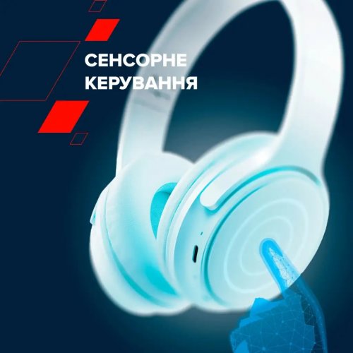 Навушники Canyon OnRiff 4 (CNS-CBTHS4BL) Blue купити в Україні: Київ, Львів, Хмельницький, Тернопіль, Івано-Франківськ | Низька ціна, відгуки, характеристики від TELEMART фото