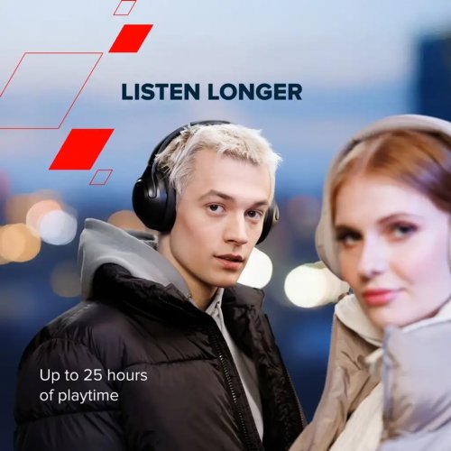 Наушники Canyon OnRiff 6 (CNS-CBTHS6BK) Black купить в Украине: Киев, Днепр, Харьков, Одесса  | Низкая цена, отзывы, характеристики от TELEMART фото