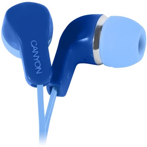 Наушники Canyon EPM-02 (CNS-CEPM02BL) Blue купить в Украине: Киев, Днепр, Харьков, Одесса  | Низкая цена, отзывы, характеристики от TELEMART фото