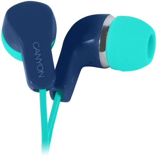 Наушники Canyon EPM-02 (CNS-CEPM02GBL) Green/Blue купить в Украине: Киев, Днепр, Харьков, Одесса  | Низкая цена, отзывы, характеристики от TELEMART фото