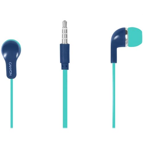 Наушники Canyon EPM-02 (CNS-CEPM02GBL) Green/Blue купить в Украине: Киев, Днепр, Харьков, Одесса  | Низкая цена, отзывы, характеристики от TELEMART фото