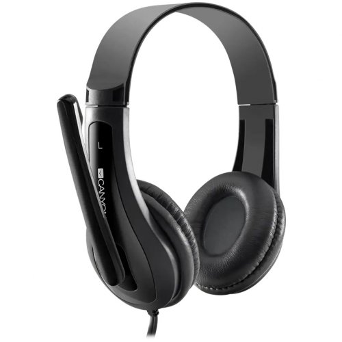 Наушники Canyon HSC-1 (CNS-CHSC1B) Black купить в Украине: Киев, Днепр, Харьков, Одесса  | Низкая цена, отзывы, характеристики от TELEMART фото
