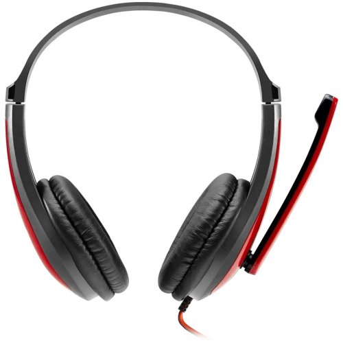Наушники Canyon HSC-1 (CNS-CHSC1BR) Black/Red купить в Украине: Киев, Днепр, Харьков, Одесса  | Низкая цена, отзывы, характеристики от TELEMART фото