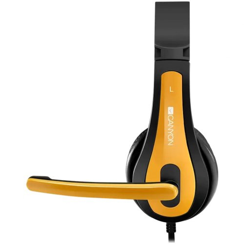 Наушники Canyon HSC-1 (CNS-CHSC1BY) Black/Yellow купить в Украине: Киев, Днепр, Харьков, Одесса  | Низкая цена, отзывы, характеристики от TELEMART фото