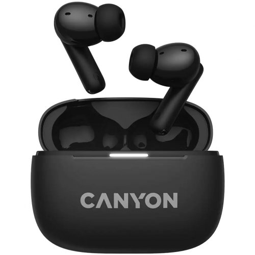 Навушники Canyon OnGo TWS-10 (CNS-TWS10B) Black купити в Україні: Київ, Львів, Хмельницький, Тернопіль, Івано-Франківськ | Низька ціна, відгуки, характеристики від TELEMART фото