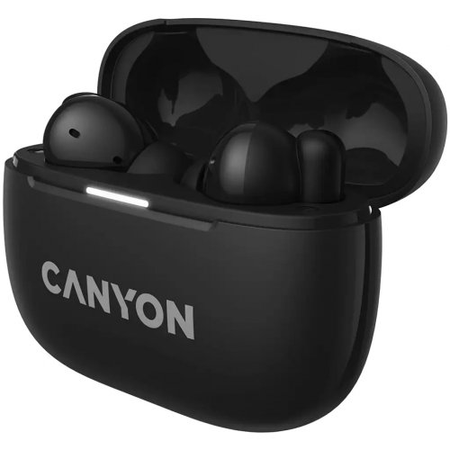 Навушники Canyon OnGo TWS-10 (CNS-TWS10B) Black купити в Україні: Київ, Львів, Хмельницький, Тернопіль, Івано-Франківськ | Низька ціна, відгуки, характеристики від TELEMART фото