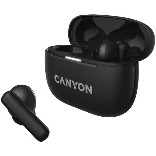 Навушники Canyon OnGo TWS-10 (CNS-TWS10B) Black купити в Україні: Київ, Львів, Хмельницький, Тернопіль, Івано-Франківськ | Низька ціна, відгуки, характеристики від TELEMART фото