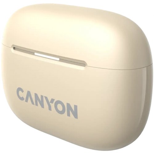Навушники Canyon On Go 10 ANC TWS-10 (CNS-TWS10BG) Beige купити в Україні: Київ, Львів, Хмельницький, Тернопіль, Івано-Франківськ | Низька ціна, відгуки, характеристики від TELEMART фото