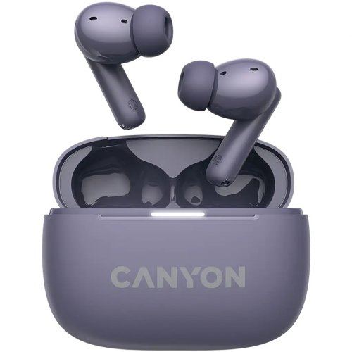 Наушники Canyon On Go 10 ANC TWS-10 (CNS-TWS10PL) Purple купить в Украине: Киев, Днепр, Харьков, Одесса  | Низкая цена, отзывы, характеристики от TELEMART фото