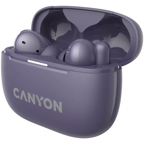 Наушники Canyon On Go 10 ANC TWS-10 (CNS-TWS10PL) Purple купить в Украине: Киев, Днепр, Харьков, Одесса  | Низкая цена, отзывы, характеристики от TELEMART фото