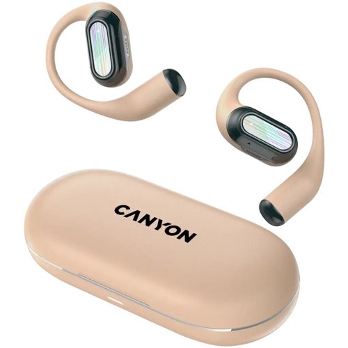 Наушники Canyon On Flow 12 (CNS-TWS12BE) Beige купить в Украине: Киев, Днепр, Харьков, Одесса  | Низкая цена, отзывы, характеристики от TELEMART фото