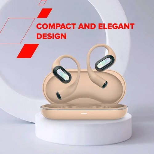 Наушники Canyon On Flow 12 (CNS-TWS12BE) Beige купить в Украине: Киев, Днепр, Харьков, Одесса  | Низкая цена, отзывы, характеристики от TELEMART фото