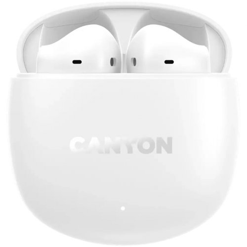 Наушники Canyon On Go 13 (CNS-TWS13W) White купить в Украине: Киев, Днепр, Харьков, Одесса  | Низкая цена, отзывы, характеристики от TELEMART фото