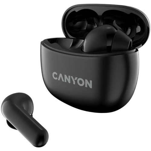 Навушники Canyon TWS-5 (CNS-TWS5B) Black купити в Україні: Київ, Львів, Хмельницький, Тернопіль, Івано-Франківськ | Низька ціна, відгуки, характеристики від TELEMART фото