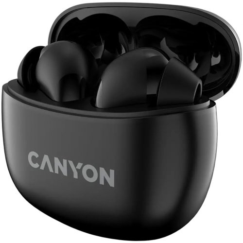 Навушники Canyon TWS-5 (CNS-TWS5B) Black купити в Україні: Київ, Львів, Хмельницький, Тернопіль, Івано-Франківськ | Низька ціна, відгуки, характеристики від TELEMART фото