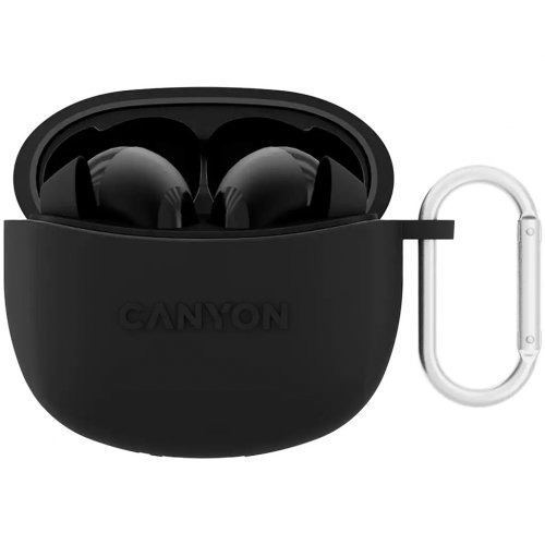 Навушники Canyon TWS-5 (CNS-TWS5B) Black купити в Україні: Київ, Львів, Хмельницький, Тернопіль, Івано-Франківськ | Низька ціна, відгуки, характеристики від TELEMART фото