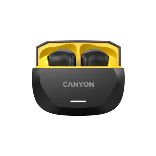 Наушники Canyon Hexagon 7 (CNS-TWS7BY) Black/Yellow купить в Украине: Киев, Днепр, Харьков, Одесса  | Низкая цена, отзывы, характеристики от TELEMART фото
