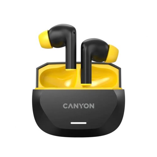 Наушники Canyon Hexagon 7 (CNS-TWS7BY) Black/Yellow купить в Украине: Киев, Днепр, Харьков, Одесса  | Низкая цена, отзывы, характеристики от TELEMART фото