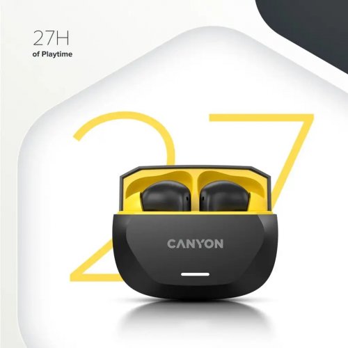 Наушники Canyon Hexagon 7 (CNS-TWS7WB) White/Beige купить в Украине: Киев, Днепр, Харьков, Одесса  | Низкая цена, отзывы, характеристики от TELEMART фото