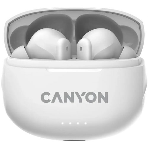 Навушники Canyon TWS-8 (CNS-TWS8W) White купити в Україні: Київ, Львів, Хмельницький, Тернопіль, Івано-Франківськ | Низька ціна, відгуки, характеристики від TELEMART фото