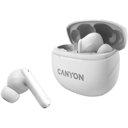 Навушники Canyon TWS-8 (CNS-TWS8W) White купити в Україні: Київ, Львів, Хмельницький, Тернопіль, Івано-Франківськ | Низька ціна, відгуки, характеристики від TELEMART фото