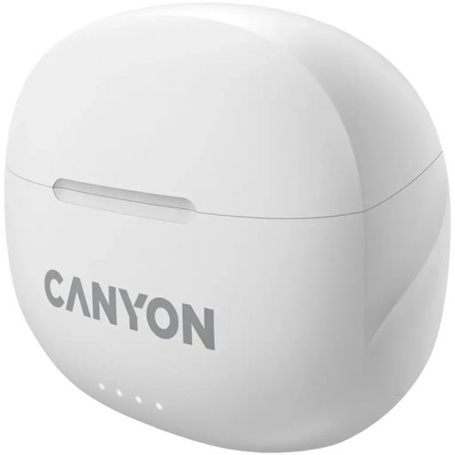 Навушники Canyon TWS-8 (CNS-TWS8W) White купити в Україні: Київ, Львів, Хмельницький, Тернопіль, Івано-Франківськ | Низька ціна, відгуки, характеристики від TELEMART фото
