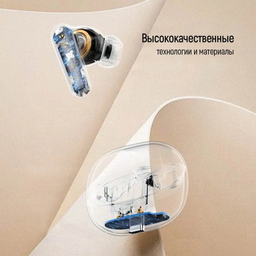 Наушники ColorWay Slim TWS-1 Earbuds Long Life (CW-TWS1BE) Beige купить в Украине: Киев, Днепр, Харьков, Одесса  | Низкая цена, отзывы, характеристики от TELEMART фото