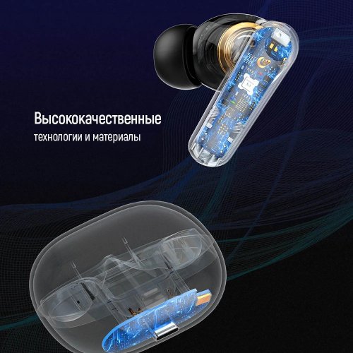 Наушники ColorWay Slim TWS-1 Earbuds Long Life (CW-TWS1BK1) Black купить в Украине: Киев, Днепр, Харьков, Одесса  | Низкая цена, отзывы, характеристики от TELEMART фото