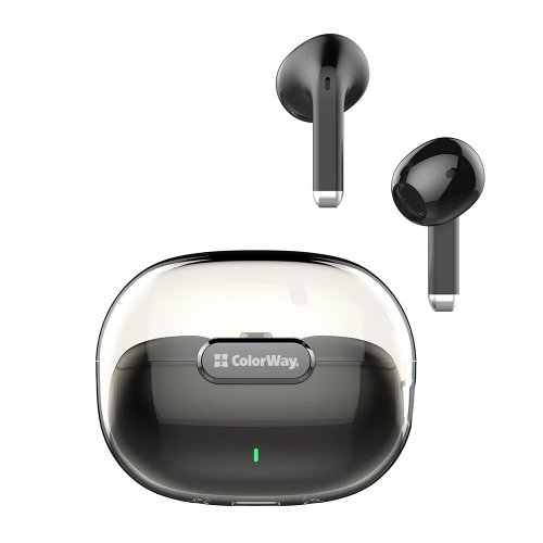 Навушники ColorWay Slim TWS-2 Earbuds (CW-TWS2BK) Black купити в Україні: Київ, Львів, Хмельницький, Тернопіль, Івано-Франківськ | Низька ціна, відгуки, характеристики від TELEMART фото