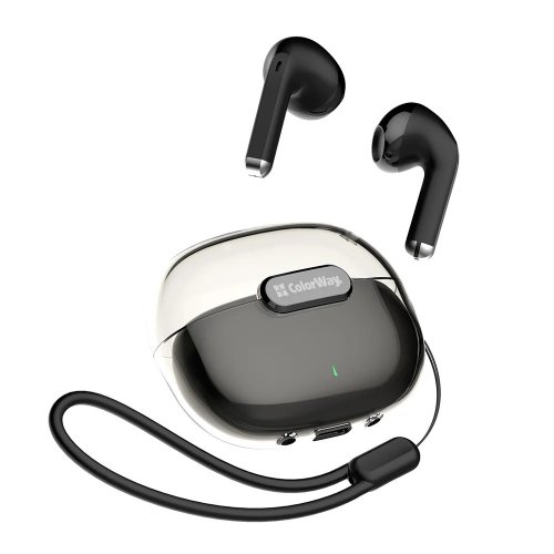 Навушники ColorWay Slim TWS-2 Earbuds (CW-TWS2BK) Black купити в Україні: Київ, Львів, Хмельницький, Тернопіль, Івано-Франківськ | Низька ціна, відгуки, характеристики від TELEMART фото