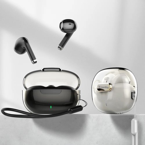 Навушники ColorWay Slim TWS-2 Earbuds (CW-TWS2BK) Black купити в Україні: Київ, Львів, Хмельницький, Тернопіль, Івано-Франківськ | Низька ціна, відгуки, характеристики від TELEMART фото