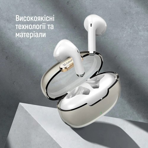 Навушники ColorWay Slim TWS-2 Earbuds (CW-TWS2WT) White купити в Україні: Київ, Львів, Хмельницький, Тернопіль, Івано-Франківськ | Низька ціна, відгуки, характеристики від TELEMART фото