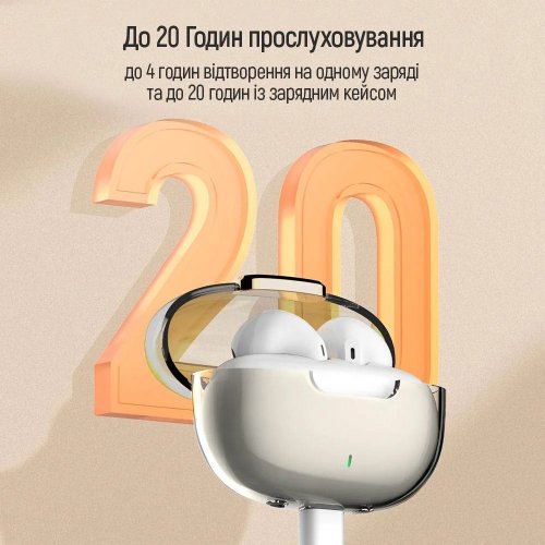 Навушники ColorWay Slim TWS-2 Earbuds (CW-TWS2WT) White купити в Україні: Київ, Львів, Хмельницький, Тернопіль, Івано-Франківськ | Низька ціна, відгуки, характеристики від TELEMART фото