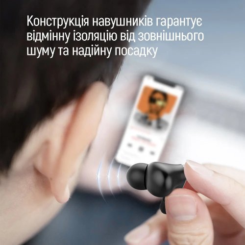 Навушники ColorWay TWS-3 Earbuds (CW-TWS3BK) Black купити в Україні: Київ, Львів, Хмельницький, Тернопіль, Івано-Франківськ | Низька ціна, відгуки, характеристики від TELEMART фото