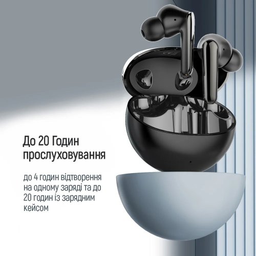 Навушники ColorWay TWS-3 Earbuds (CW-TWS3BK) Black купити в Україні: Київ, Львів, Хмельницький, Тернопіль, Івано-Франківськ | Низька ціна, відгуки, характеристики від TELEMART фото