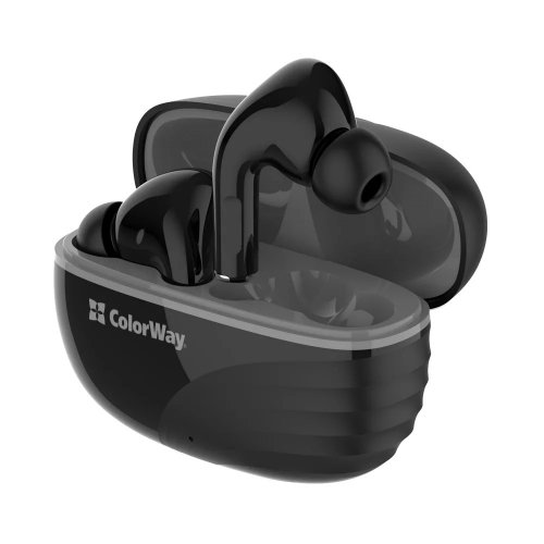 Наушники ColorWay Slim TWS-5 Earbuds (CW-TWS5BK) Black купить в Украине: Киев, Днепр, Харьков, Одесса  | Низкая цена, отзывы, характеристики от TELEMART фото